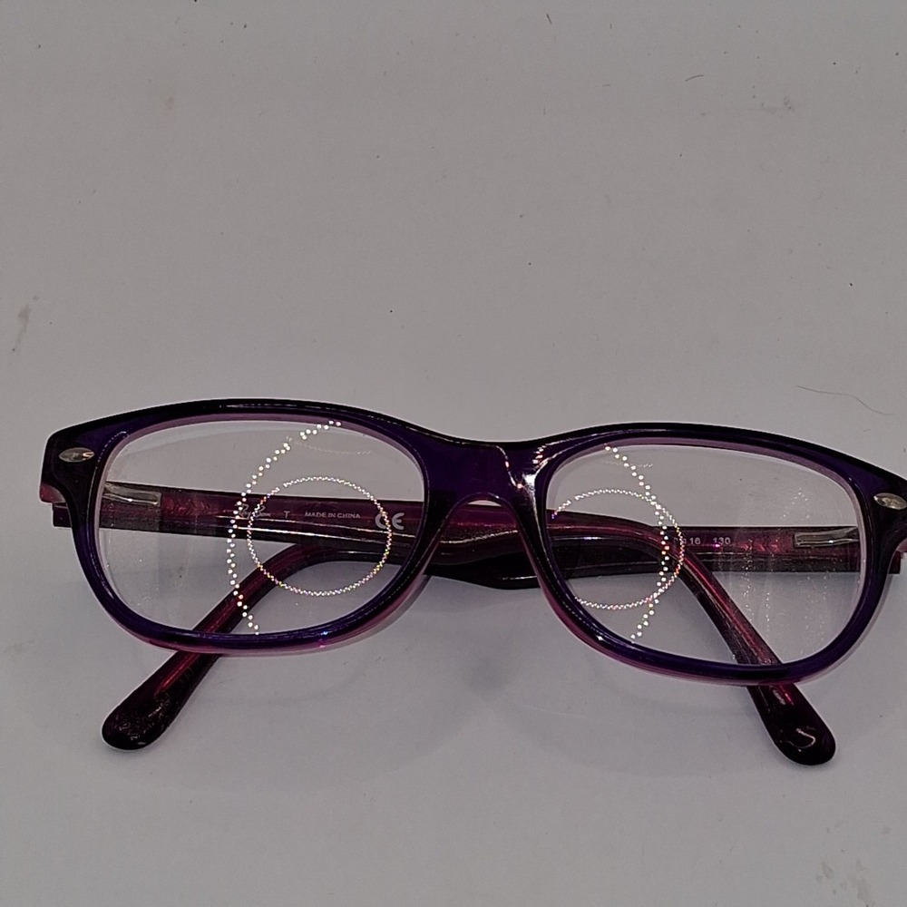 Ray-Ban RB 1555 Eyeglasses Frames Purple 48mm 16mm 130mm